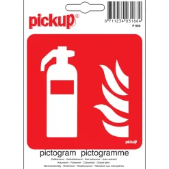 Hot Pictogramme extincteur 10 x 10 cm Signalisation
