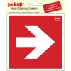 New Pictogramme flèche 90° 15 x 15 cm Signalisation