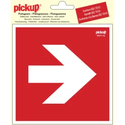 New Pictogramme flèche 90° 15 x 15 cm Signalisation