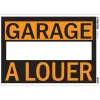 New Pictogramme garage à louer 23 x 33 cm Signalisation