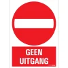 Sale Pictogramme geen uitgang 23 x 33 cm Signalisation