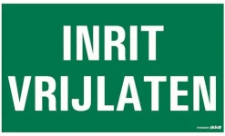 Discount Pictogramme inrit vrijlaten 33 x 20 cm Signalisation