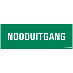 Sale Pictogramme nooduitgang 33 x 12 cm Signalisation