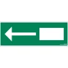 Hot Pictogramme nooduitgang 33 x 12 cm Signalisation