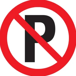 Hot Pictogramme parking interdit Ø 18 cm Signalisation