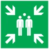 Best Pictogramme point rassemblement 20 x 20 cm Signalisation