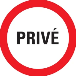 Sale Pictogramme privé Ø 18 cm Signalisation
