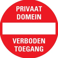 Sale Pictogramme privaat domein Ø 18 cm Signalisation
