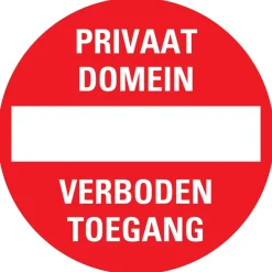 Best Pictogramme privaat domein Ø 30 cm Signalisation