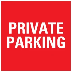 Outlet Pictogramme private parking 20 x 20 cm Signalisation