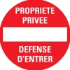 Pictogramme propriété privée Ø 18 cm Signalisation