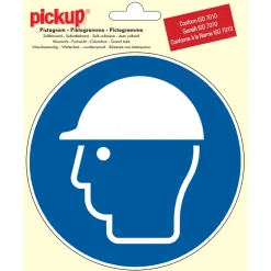 Clearance Pictogramme protection de la tête Ø 15 cm Signalisation