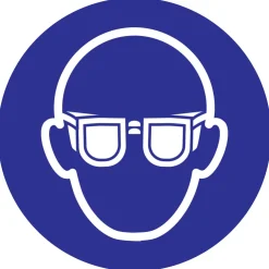Clearance Pictogramme protection de la vue Ø 18 cm Signalisation