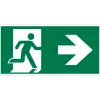 Online Pictogramme sortie en droite 15 x 30 cm Signalisation