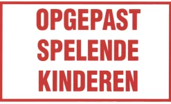 Online Pictogramme spelende kinderen 33 x 20 cm Signalisation