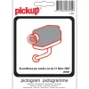 Clearance Pictogramme surveillance par caméra 10 x 10 cm Signalisation