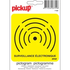 Sale Pictogramme surveillance électronique 10 x 10 cm Signalisation