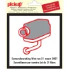 New Pictogramme surveillance par caméra Ø 15 cm Signalisation