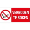 Online Pictogramme verboden te roken 15 x 30 cm Signalisation
