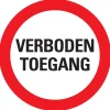 Clearance Pictogramme verboden toegang 30 cm Signalisation