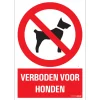 Sale Pictogramme verboden voor honden 23 x 33 cm Signalisation