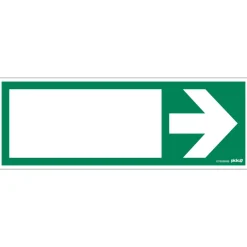 Discount Pictogramme vert avec flèche 33 x 12 cm Signalisation