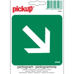 Online Pictogramme voie d'évacuation 10 x 10 cm Signalisation