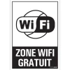 Clearance Pictogramme zone wifi gratuit 23 x 33 cm Signalisation