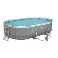 Discount Piscine ovale 488x305x107 cm Piscines Et Accessoires