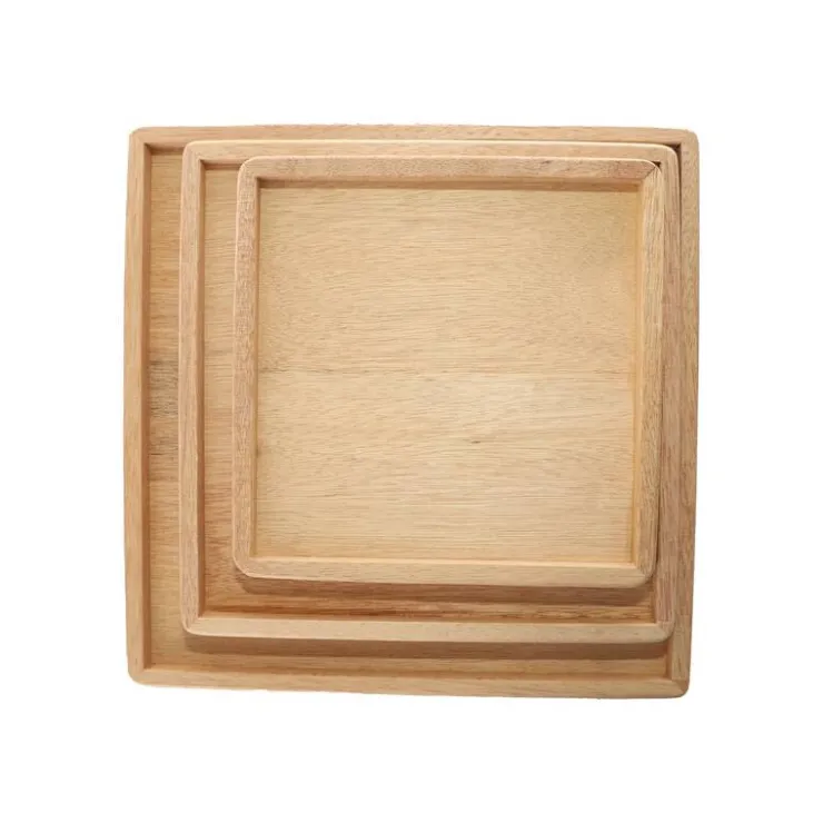 Sale Plateau bois carré S 20x20x2cm Décoration De Table|Décoration De Table
