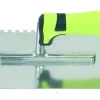 Hot Platresse inoxydable modèle dente avec poignée neoprene 280 x 130 mm Outils De Maçonnerie