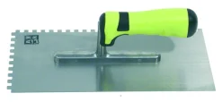 Online Platresse modèle denté avec poignée neoprene 280 x 130 mm Outils De Maçonnerie