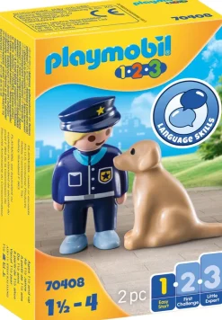 1.2.3 Policier Avec Chien - 70408 Jeux De Construction