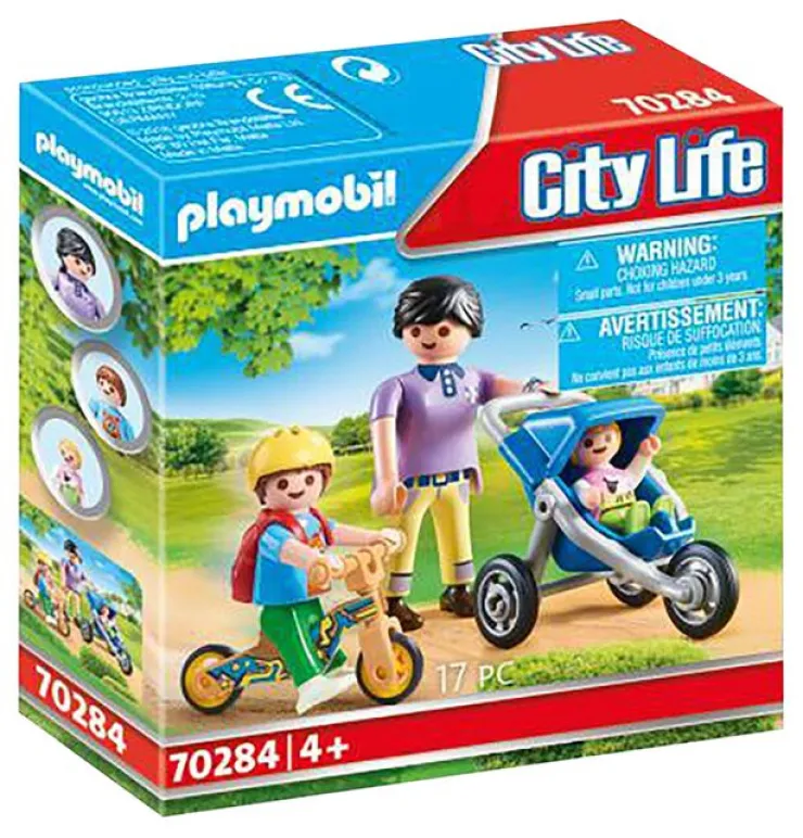 Sale City Life Maman Avec Enfants - 70284 Jeux De Construction