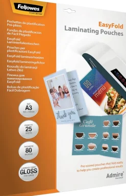 Online Pochettes à plastifier EAsyfold A3 25 pcs - brillant Pochettes De Plastification