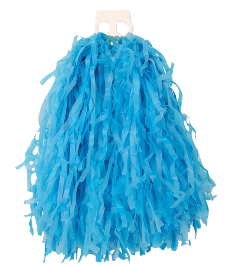 New Pompon de pom pom girl avec anneaux - Bleu Accessoires