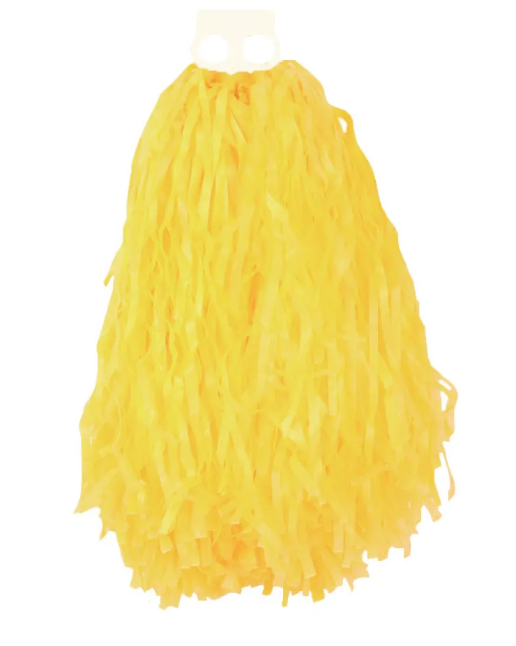 Outlet Pompon de pom pom girl avec anneaux - Jaune Accessoires