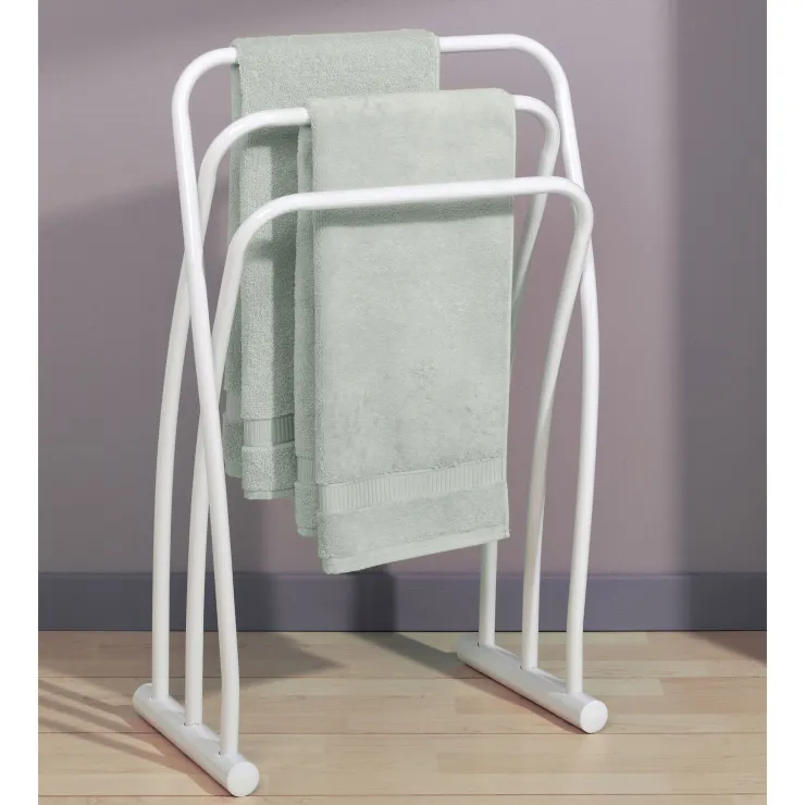 New Porte essuie main Hendaye blanc Accessoires