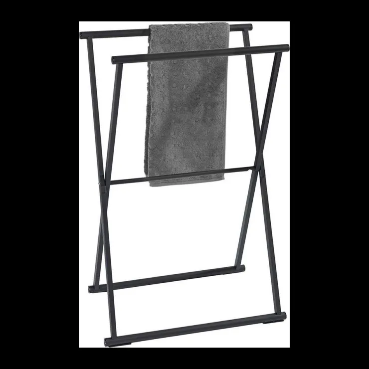 Clearance Porte serviettes Lava noir Étagères|Porte-serviettes