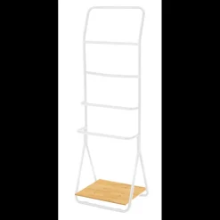 New Porte serviettes Verona 156,5x51x40 cm blanc Porte-serviettes