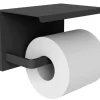 New Porte-rouleau de toilette noir mat Accessoires De Toilette