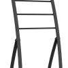 Hot Porte-serviettes 5 barres noir mat Porte-serviettes