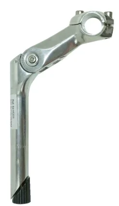 Discount Potence réglable alu argent Dia.25,4 mm / 180 mm / ext.110 mm Accessoires Vélo