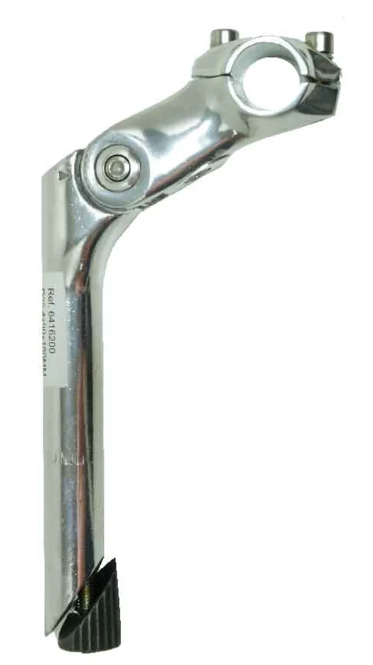 Best Potence réglable alu argent Dia.25,4 mm / 180 mm / ext.90 mm Accessoires Vélo