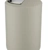 Poubelle Brasil taupe 6,5 L Accessoires De Toilette