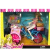 Best Poupée mannequin Lisa + bicyclette Poupées Et Peluches