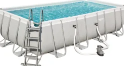 Clearance Power Steel Pool rectangulaire 488x244 cm Piscines Et Accessoires|Piscines Et Accessoires