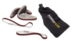 Clearance POWX139 Ponceuse à bande - 400 W Rabots Et Ponceuses