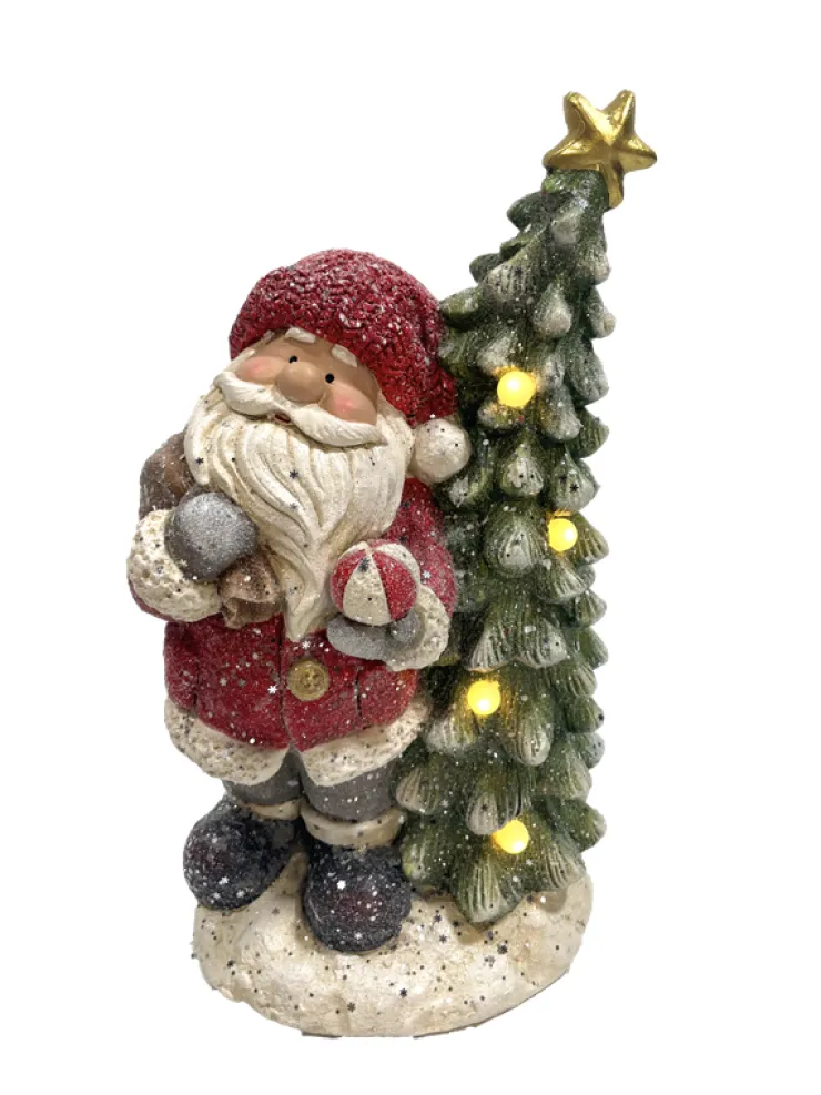 Outlet Père Noël Flynn 49 cm Statues, Figurines Et Maisons