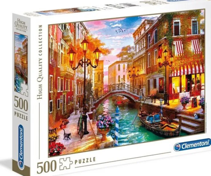 Puzzle 500 Sunset Over Venice Puzzles
